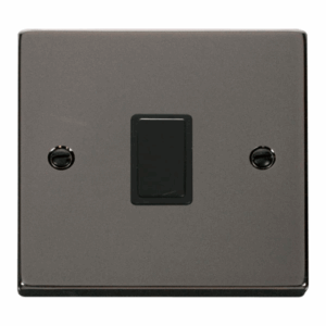 Click Deco 20A 1 Gang Dp Switch Black