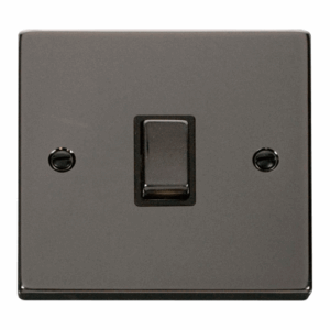 Click Deco 20A 1 Gang Dp Ingot Switch Black