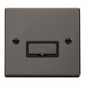 Click Deco 13A Fused Ingot Connection Unit Black