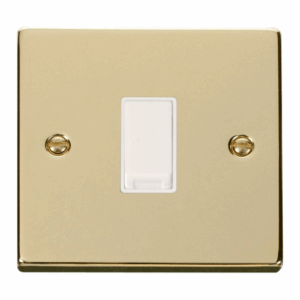 Click Deco 1 Gang Intermediate 10Ax Switch White