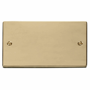 Click Deco 2 Gang Blank Plate
