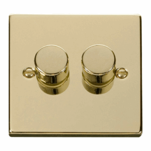 Click Deco Vpbr 2Gang 2Way 100W Led Dimmer Switch