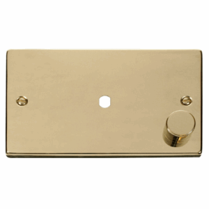 Click Deco 2 Gang Plate 1 Module (630W Or 1000W)