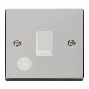 Click Deco 20A 1 Gang Dp Switch With Flex Outlet White