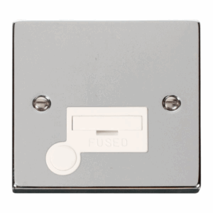 Click Deco 13A Fused Connection Unit With Flex Outlet White