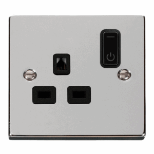 Click Deco Ingot 13A 1G Rf Smart Socket Deco Ch Bk