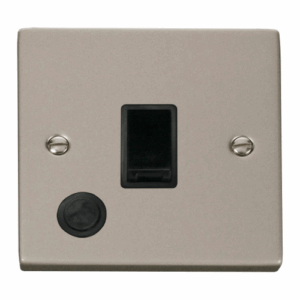 Click Deco 20A 1 Gang Dp Switch With Flex Outlet Black