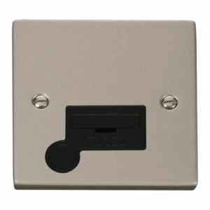 Click Deco 13A Fused Connection Unit With Flex Outlet Black
