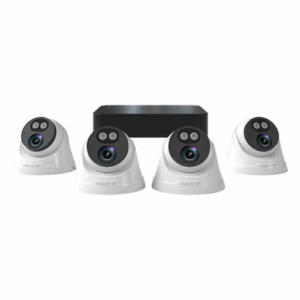 ESP IP PoE 2MP 4CH 4 Dome Cam Kit 1TB White