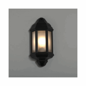 KSR Lighting Manta E27 Half Lantern (Black)