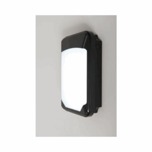 KSR Lighting Siena Slim 15w 3xCCT LED Emergency Wall Pack Black