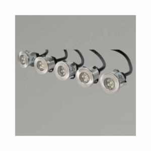 KSR Lighting Cabello (White) LED Wall /Ground Round Recessed Light
