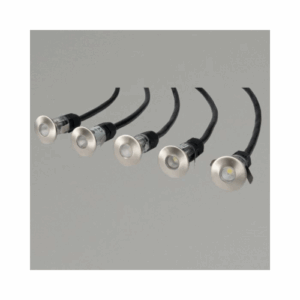 KSR Lighting Mini Cabello Warm (White) LED Ground/Wall Round (Stainless Steel)