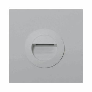 KSR Lighting Mini Carpio 1.2w Cool White Led Round Recessed Wall Wash Light (White)