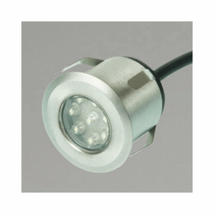 KSR Lighting Montoro 0.8w 3000K LED 240V Round Recessed decking light