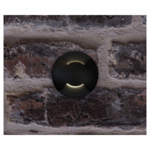 KSR Lighting Villas Mini 3w 4000K LED Two Way Ground/Wall Light (Black)