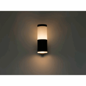 KSR Lighting Bari 2x5w 3000K LED Wall Light c/w Photocell (Black)