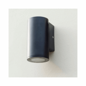 KSR Lighting Norcia 9w GU10 Round IP65 Single Wall light (Black)