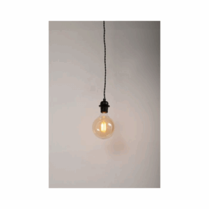 KSR Lighting Carlota E27 Single Pendant (Black)