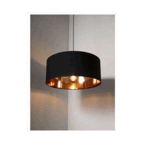 KSR Lighting Olivera Large Lamp Shade Black / Copper