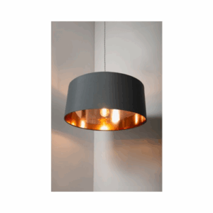 KSR Lighting Olivera Large Lamp Shade Grey / Copper