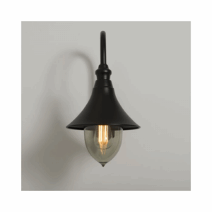 KSR Lighting Lampara E27 Downward Wall Lantern (Black)