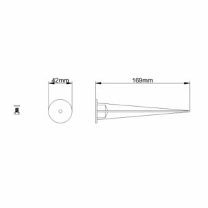 KSR Lighting Siena Spike For 10-50w Led Floodlights
