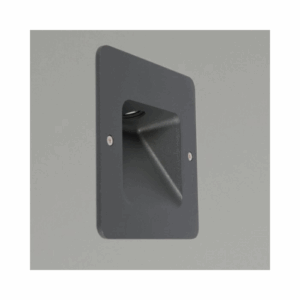 KSR Lighting Oro 3.5W 3000K LED Recessed Wall Light (Anthracite)