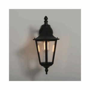 KSR Lighting Coria Grande E27 Downwards Wall Lantern (Black)