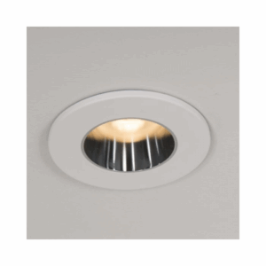 KSR Lighting Qr Pro White Rim With Chrome Baffle