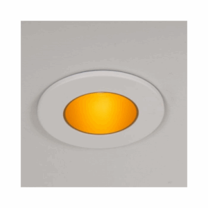 KSR Lighting Qr Pro White Rim With Matt Gold Baffle