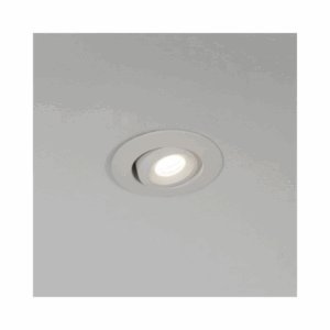 KSR Lighting Mimas Mini Led 3w 4000k Tilt Downlight Ip65 White