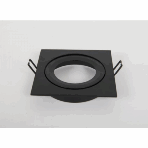KSR Lighting Qr Pro Commercial Square Tilt Bezel Black