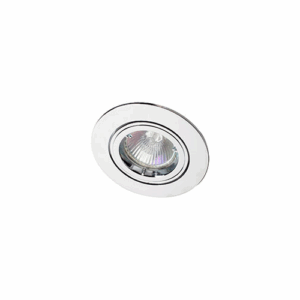 Robus Zak GU10 Mains Die Cast Downlight Max 50W 82mm Chrome Dimmable Tilt