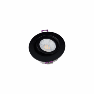 Robus Gem 6W Led Cct4 Gimbal Downlight IP65 67mm Cut Out 2700K 3000K 4000K 6500K Dimmable Matte Black