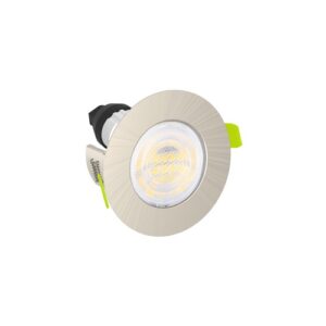 Integral Evofire Midi 92 Fixed Fire Rated GU10 Satin Nickel Bezel Downlight IP65