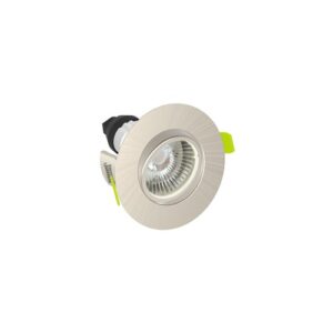 Integral Evofire Midi 92 Tiltable Fire Rated GU10 Satin Nickel Bezel Downlight IP20
