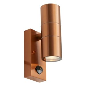 Ansell Acero Bi-directional Wall Light PIR Copper