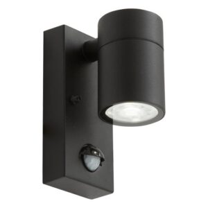 Ansell Acero Directional Wall Light PIR Black