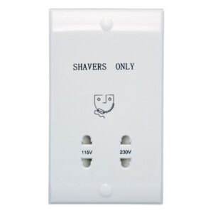 Ansell Dual Voltage Shaver Socket