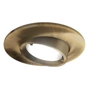 Ansell Edge GU10 Fire Rated Gimbal Antique Brass