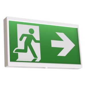 Ansell EndLED Lithium Exit Sign Maintained / Non-Maintained White