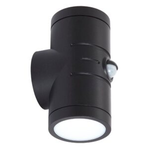 Ansell Reef CCT Bi-directional Wall Light PIR Black