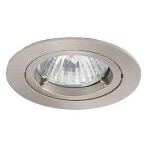 Ansell Twistlock GU10 Die-Cast Downlight Satin Chrome