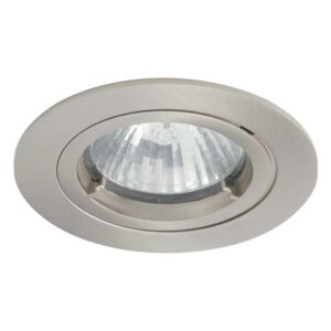 Ansell Twistlock GU10 IP44 Die-Cast Downlight Satin Chrome