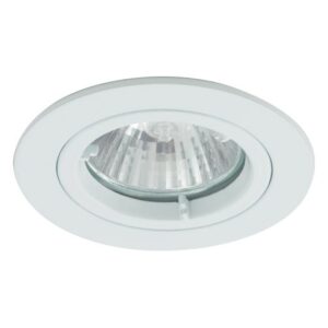 Ansell Twistlock GU10 IP44 Die-Cast Downlight White