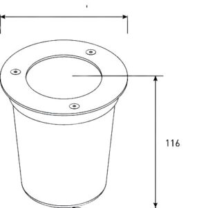 Robus Ewok Led Mains Groundlight Ip67 10 White Led'S 6000K