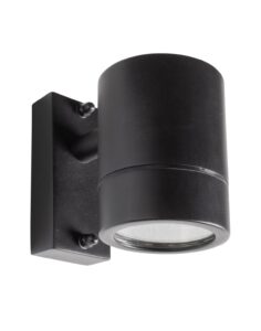 Robus Tralee 35W GU10 Up/Down Wall Light IP44 Black Single
