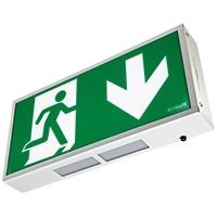 Robus 4W Exit Box Lifepo4 C/W Down Legend White