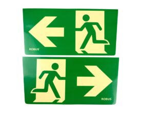 Robus 1Pc Left And 1Pc Right Running Man Legend Stickers For R8Mledde